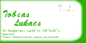 tobias lukacs business card